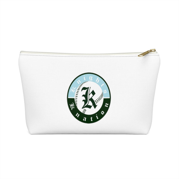 Knights Knation Accessory Pouch w T-bottom-White
