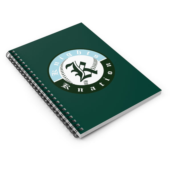 Knights Knation Spiral Notebook - Green