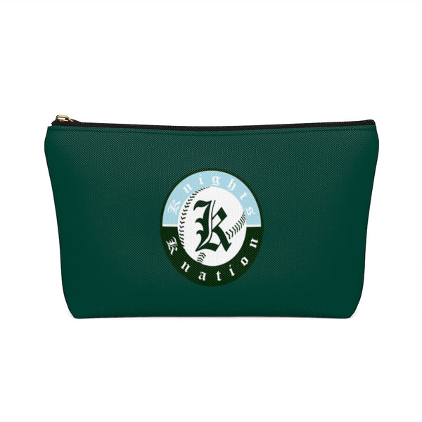 Knights Knation Accessory Pouch w T-bottom-Green