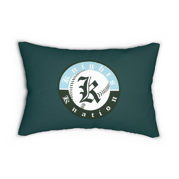 Knights Knation Spun Polyester Lumbar Pillow- Green