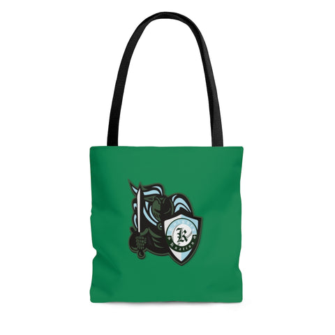 Knights Knation Tote Bag with Large Armor- Green