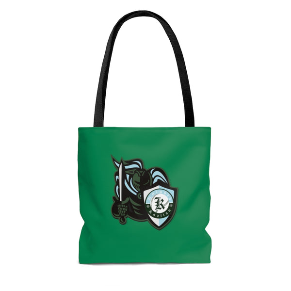 Knights Knation Tote Bag with Large Armor- Green