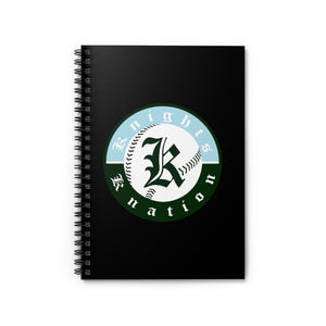Knights Knation Spiral Notebook - Black