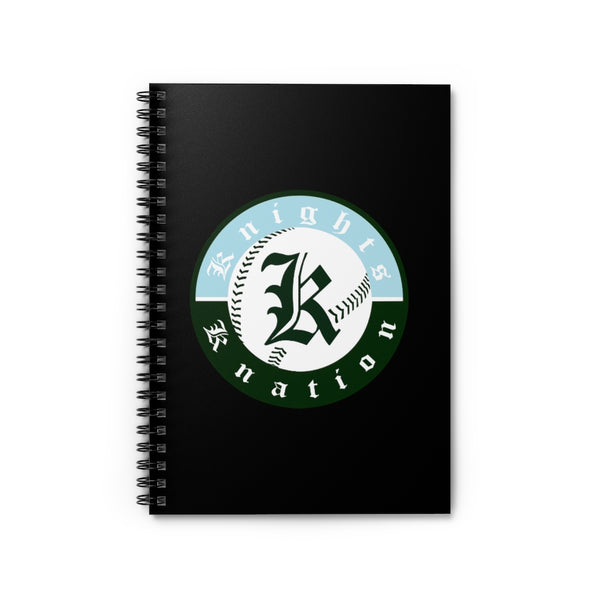 Knights Knation Spiral Notebook - Black