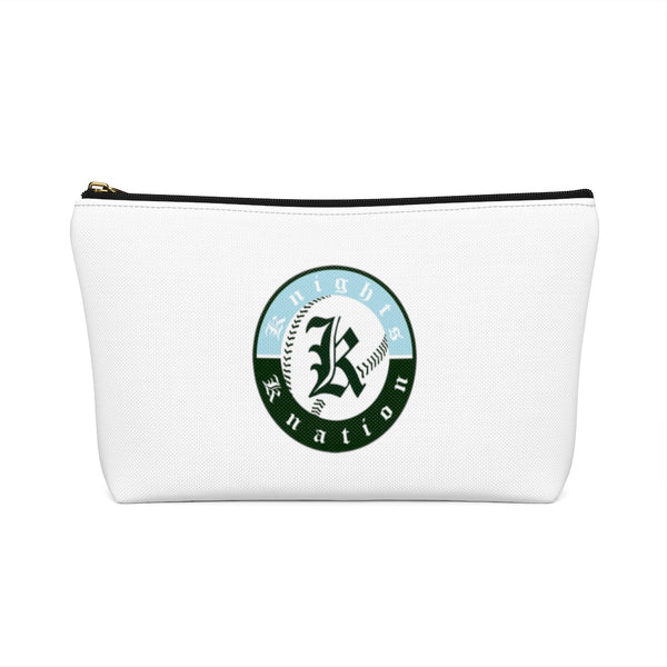 Knights Knation Accessory Pouch w T-bottom-White