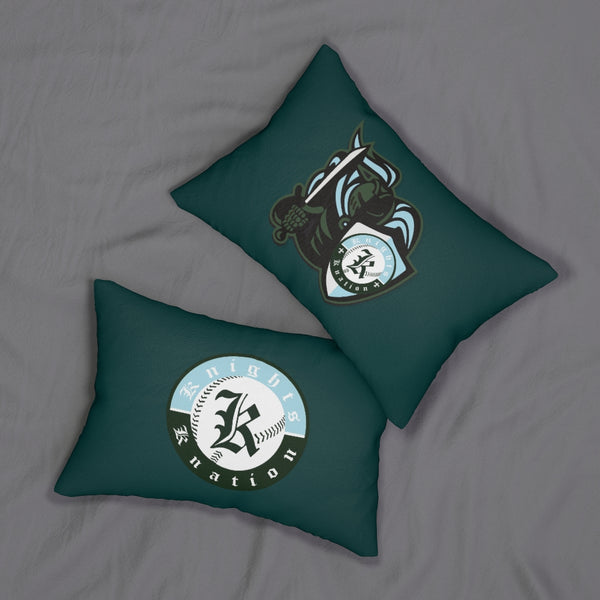 Knights Knation Spun Polyester Lumbar Pillow- Green