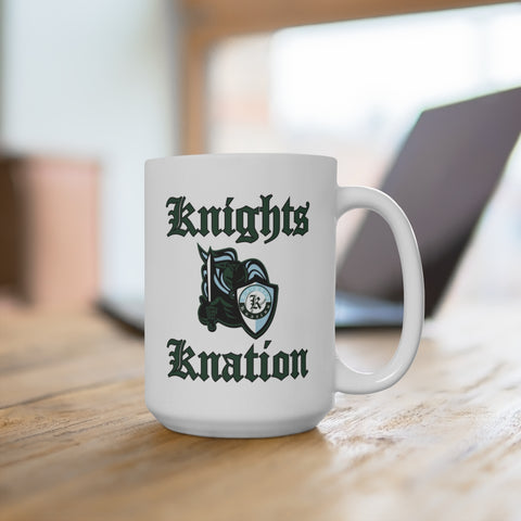 Knights Knation Coffee Mug 15oz- Armor Logo