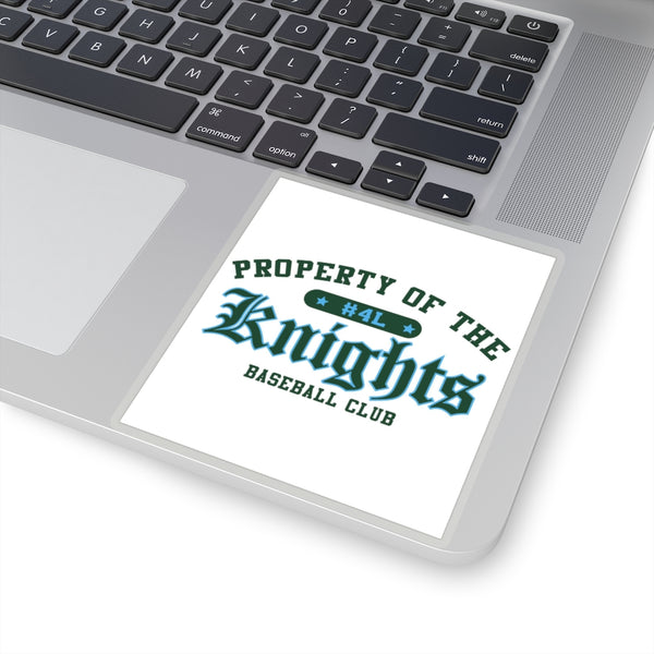Knights Knation Kiss-Cut Stickers- Property of Logo
